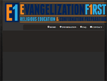Tablet Screenshot of evangelismfirst.com